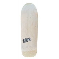 B-LAG Skateboards 10.00" Small Logo Bomber Shape Skateboard Deck