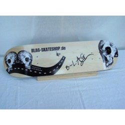 B-LAG Skateboards 7.50" Skull and Wave Skateboard Deck