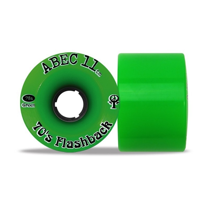 ABEC11 Flashbacks 70mm 84a Longboard Rollen