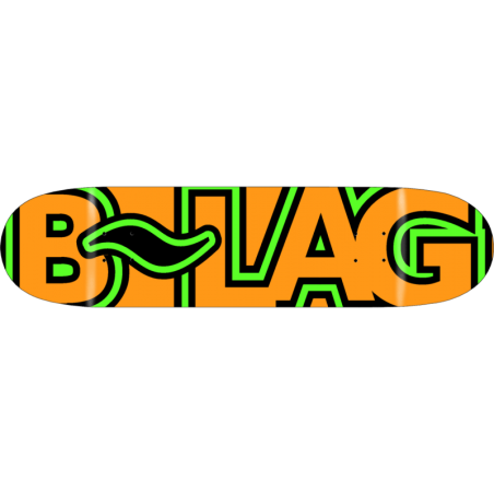 B-LAG Skateboards Deck 7.50"-8.75" Bold Orange