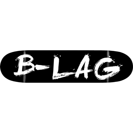 B-LAG Skateboards Deck 7.50"-8.75" Brush Black