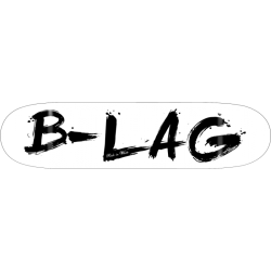 B-LAG Skateboards Deck 7.50"-8.75" Brush White