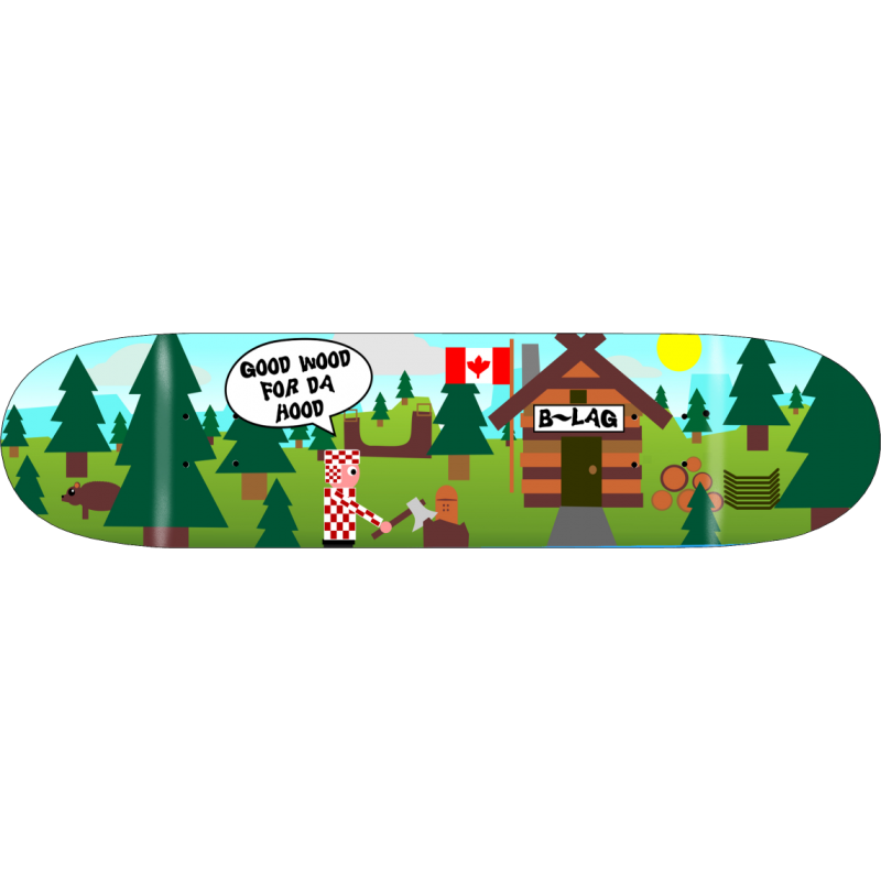 B-LAG Skateboards Deck 7.50"-8.75" Canadian Wood