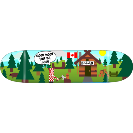 B-LAG Skateboards Deck 7.50"-8.75" Canadian Wood