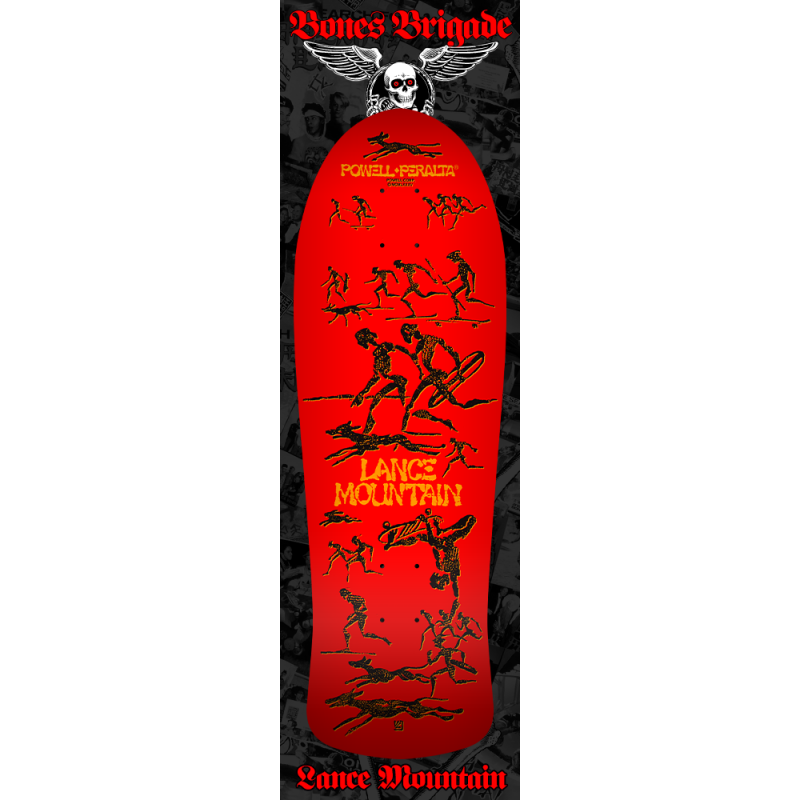 Bones Brigade Series 15 Lance Mountain Limited Edition Red Powell Peralta Reissue Deck