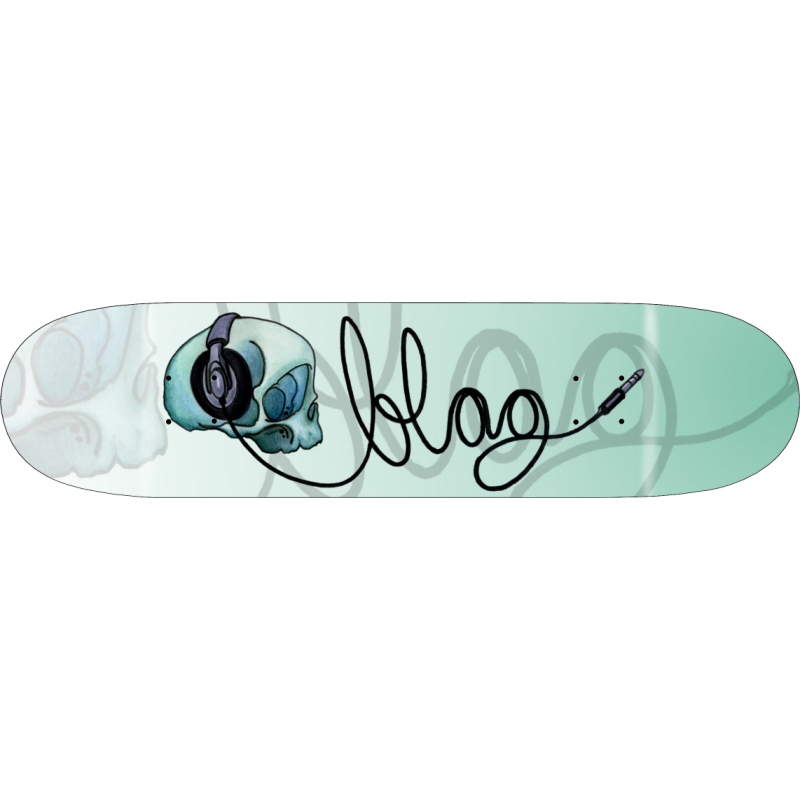 B-LAG Skateboards Deck 7.50"-8.75" Skullphones