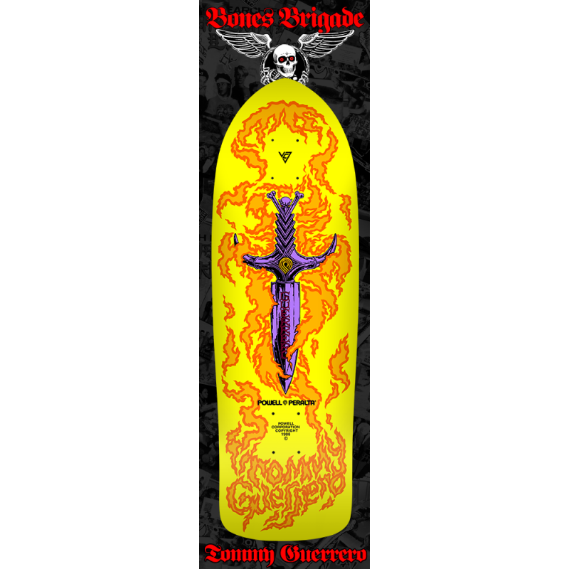 Bones Brigade Series 15 Tommy Guerrero Limited Edition 2 Yellow Powell Peralta Reissue Deck