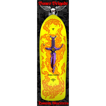 Bones Brigade Series 15 Tommy Guerrero Limited Edition 2 Yellow Powell Peralta Reissue Deck