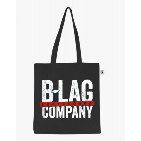 B-LAG Skateboards Baumwolltasche Company mit langen Henkel Fairtrade