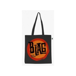 B-LAG Skateboards Baumwolltasche Dot mit langen Henkel Fairtrade