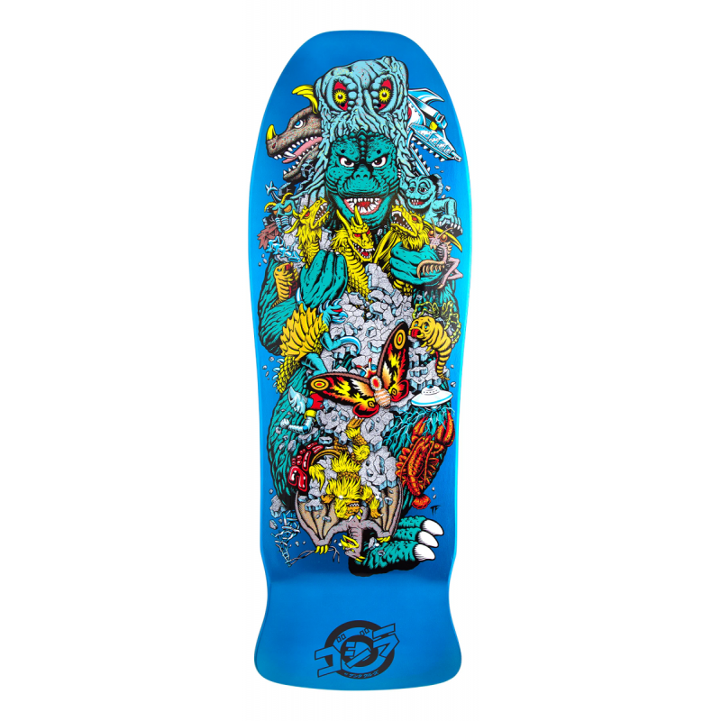 Santa Cruz X Godzilla (10.125 inch) Godzilla Kaiju Roskopp Skateboard Deck