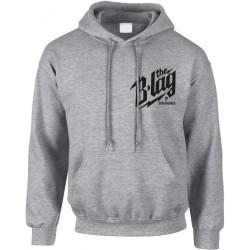 B-LAG Skateboards Hooded Sweater Small Logo Grey