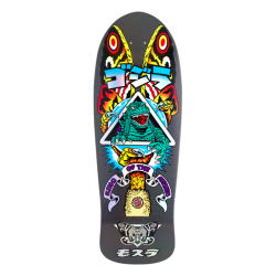 Santa Cruz X Godzilla (10.26 inch) Mothra Natas Black Skateboard Deck