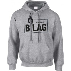 B-LAG Skateboards Hooded Sweater Lit Big Grey