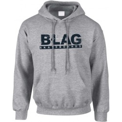 B-LAG Skateboards Hooded Sweater Bold Logo Grey