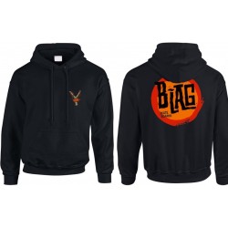 B-LAG Skateboards Hooded Sweater Slingshot-Dot Black