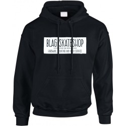 B-LAG Skateboards Hooded Sweater Sign Big Bright Black