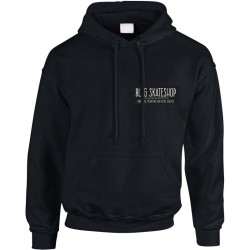 B-LAG Skateboards Hooded Sweater Sign Small Dark Black