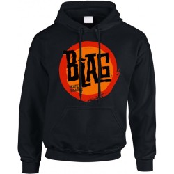 B-LAG Skateboards Hooded Sweater Dot Logo Black