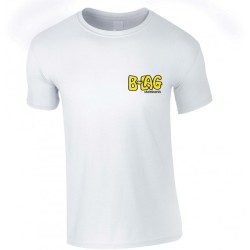 B-LAG Skateboards T-Shirt Clay Logo White