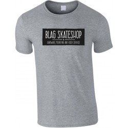 B-LAG Skateboards T-Shirt Shop Sign Big Dark Grey