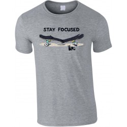 B-LAG Skateboards T-Shirt Focused Grey