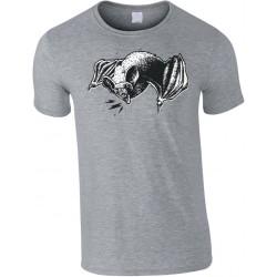 B-LAG Skateboards T-Shirt Bat Grey