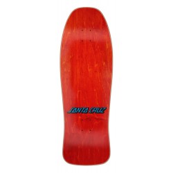 Santa Cruz 9.975" Jeff Kendall Snake Red Nature Stain Oldschool Reissue Skateboard Deck