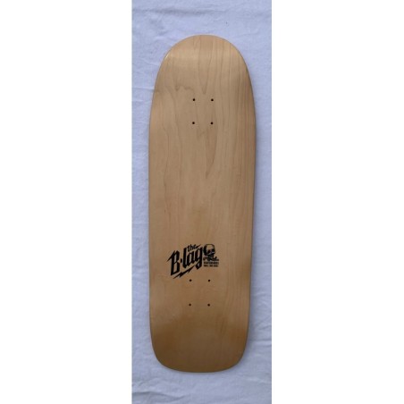 B-LAG 10.00" Small Logo Bomber Shape Short Nose Skateboard Deck