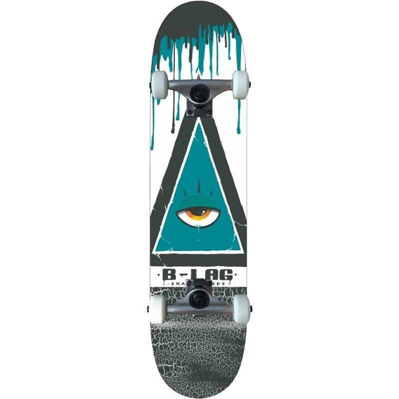 B-LAG Anfänger Skateboard Beginner Komplettboard Rookie Pyramideye