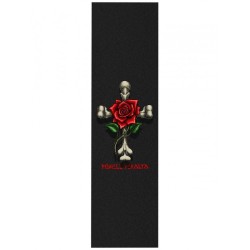 Powell Peralta Griptape Rose Cross Black 10.5"